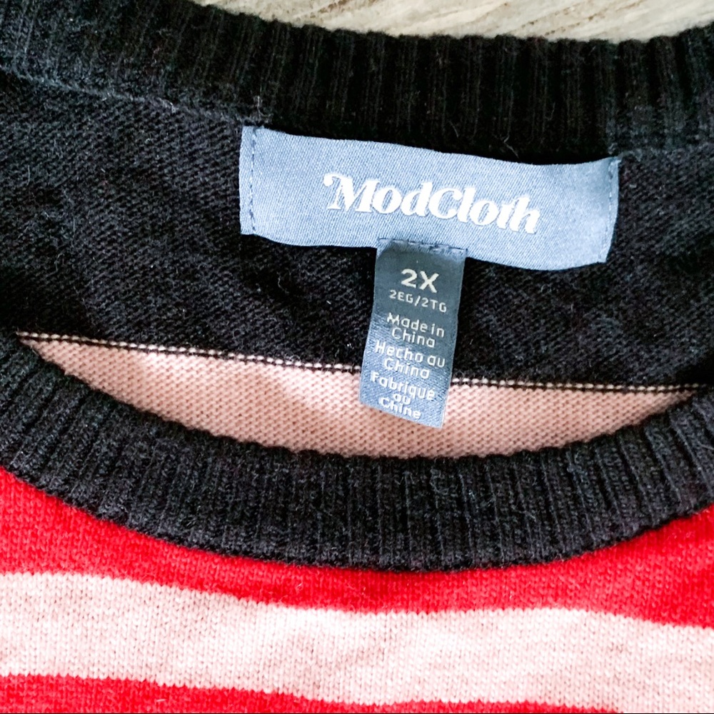 NEW MODCLOTH Striped Sweater - Picture 5 of 7